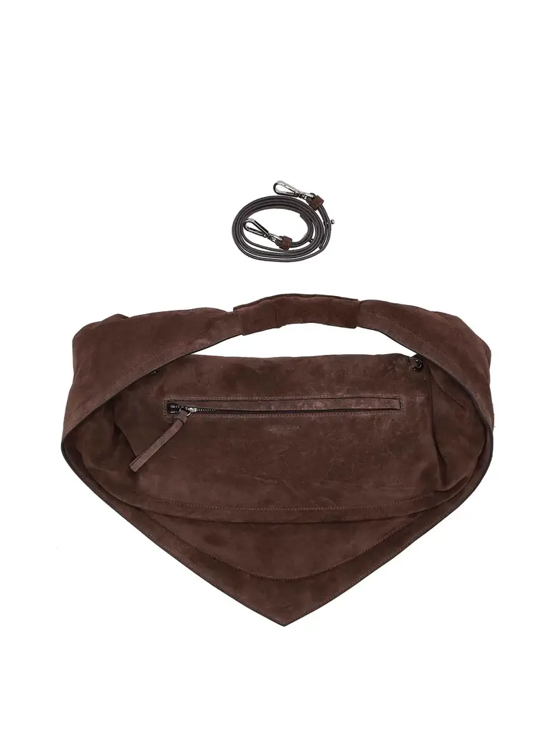 Borsa tote Maxi Tortellino svedese Marrone