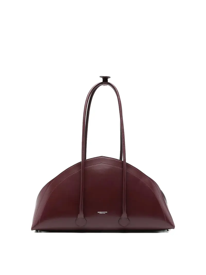 Tortellino Bag_La Bauletto Spalla Borsa Rosso Scuro