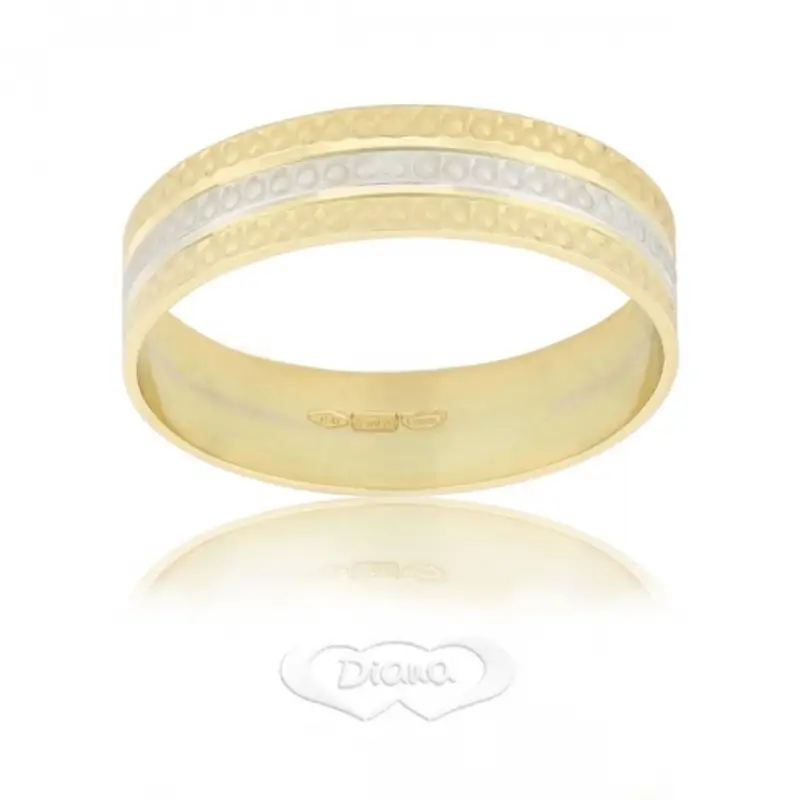 Fedina Diana in oro bianco e giallo 18 kt FD36 BC