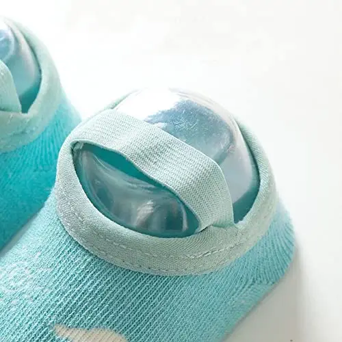 FedMois 6 Paia Calzini Antiscivolo in Cotone Invisibili Neonati Bambini, Volpe, 0 miniatura 3