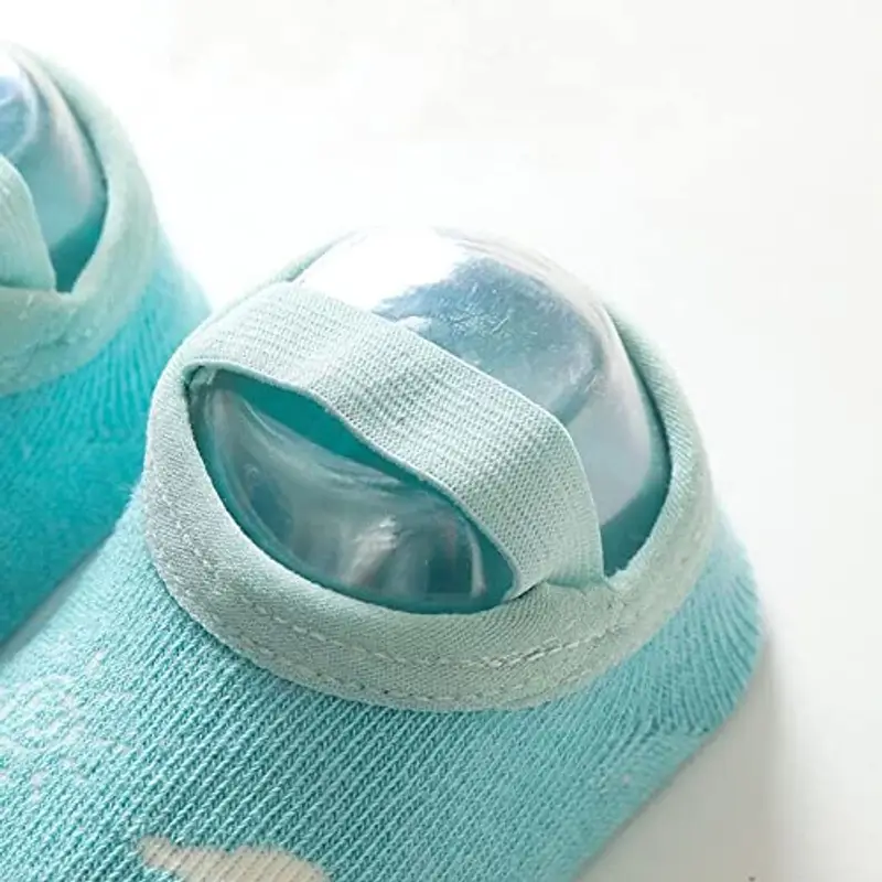 FedMois 6 Paia Calzini Antiscivolo in Cotone Invisibili Neonati Bambini, Volpe, 1 miniatura 3