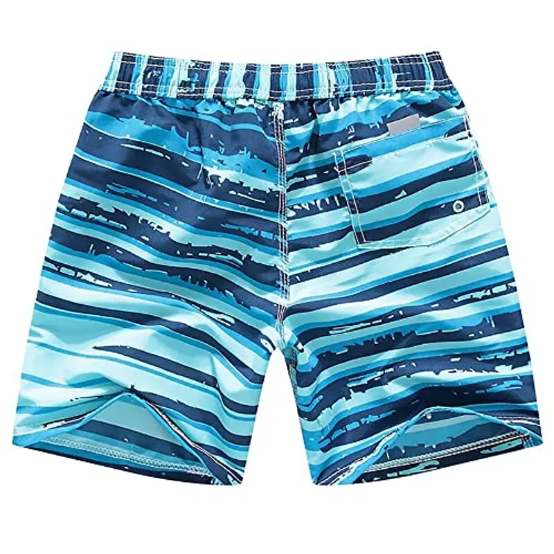 FedMois Pantaloncini da Spiaggia Bambino Ragazzo Costume da Bagno Asciugatura Rapida, Cielo Blu, 13-14 Anni miniatura 2