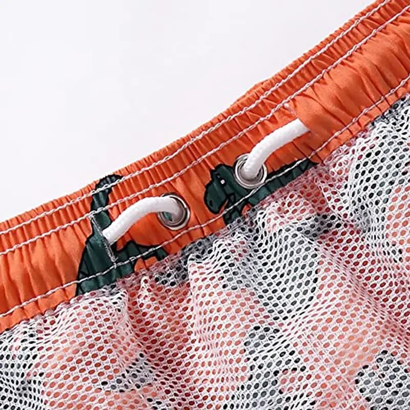 FedMois Pantaloncini da Spiaggia Bambino Ragazzo Costume da Bagno Asciugatura Rapida, Dinosauri, 13-14 Anni miniatura 3