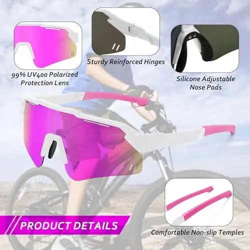 FEISEDY Occhiali da sole Bianco 2690144 miniatura 3