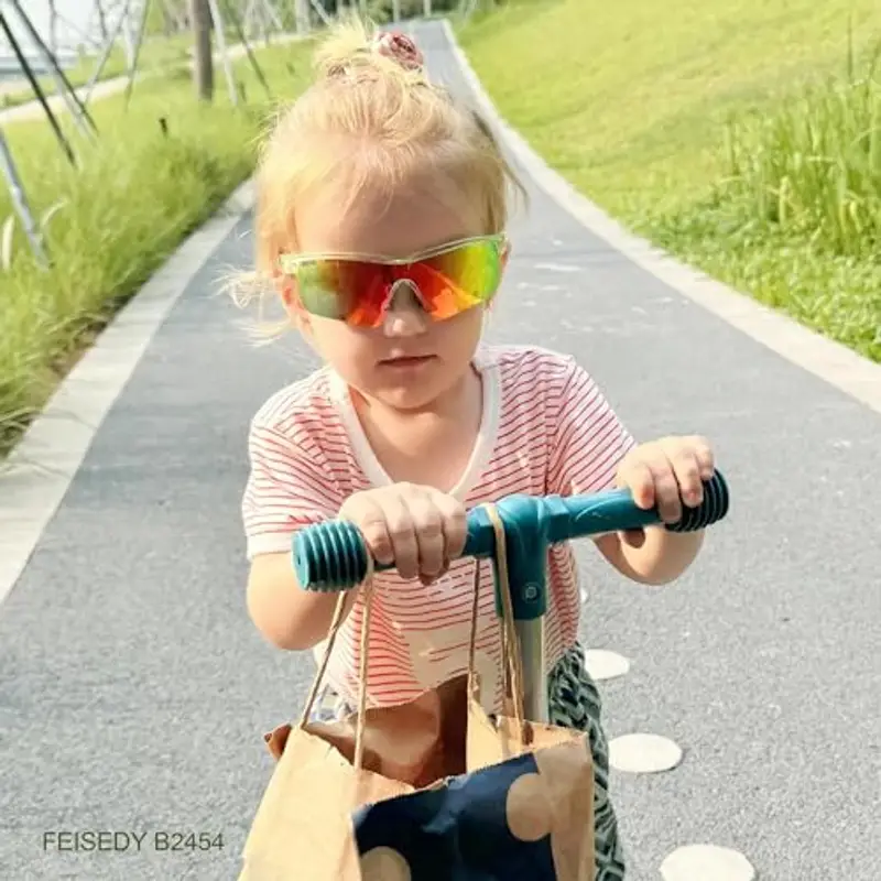 FEISEDY Occhiali da sole Verde 1610334 miniatura 2