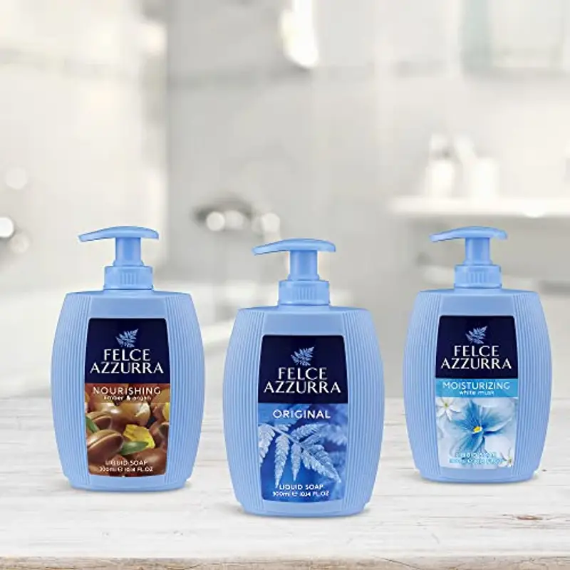 Felce Azzurra - Sapone Liquido Mani Nutriente Ambra e Argan Profumato, Igienizza e Idrata, Sapone Mani per Igiene miniatura 3