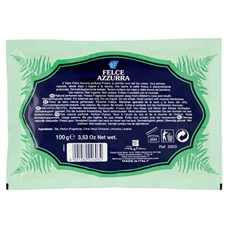 Felce Azzurra Talco Barattolo 200gr miniatura 3