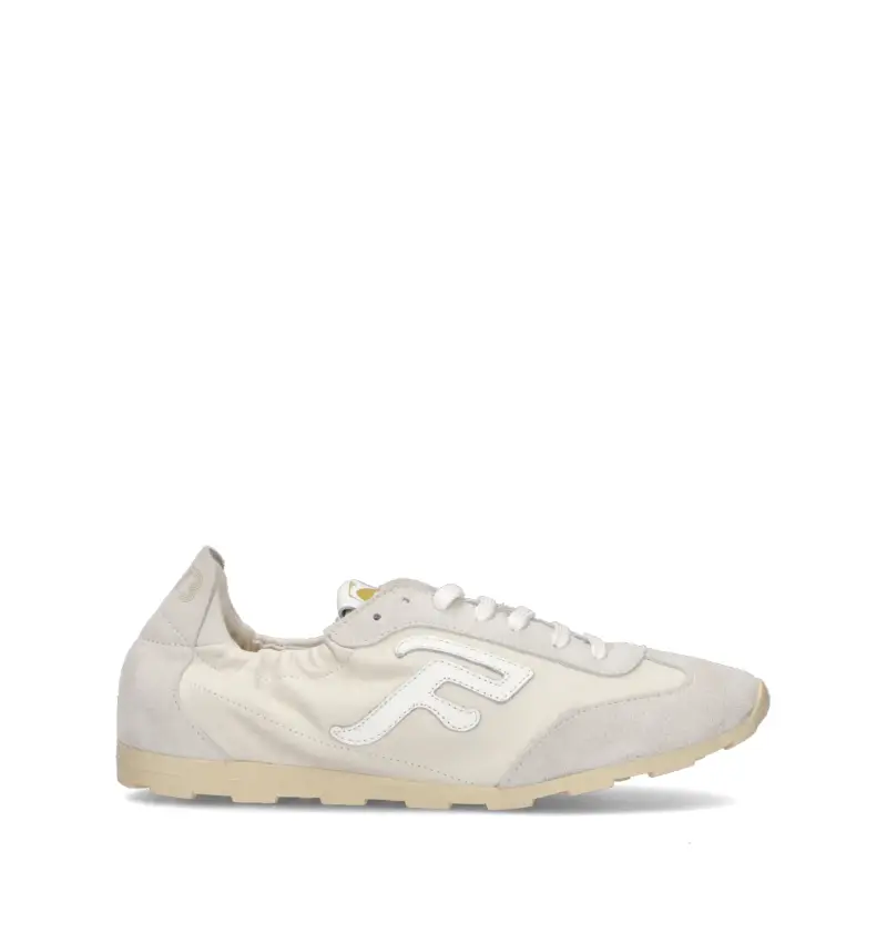 Sneaker donna bianca in pelle Vario