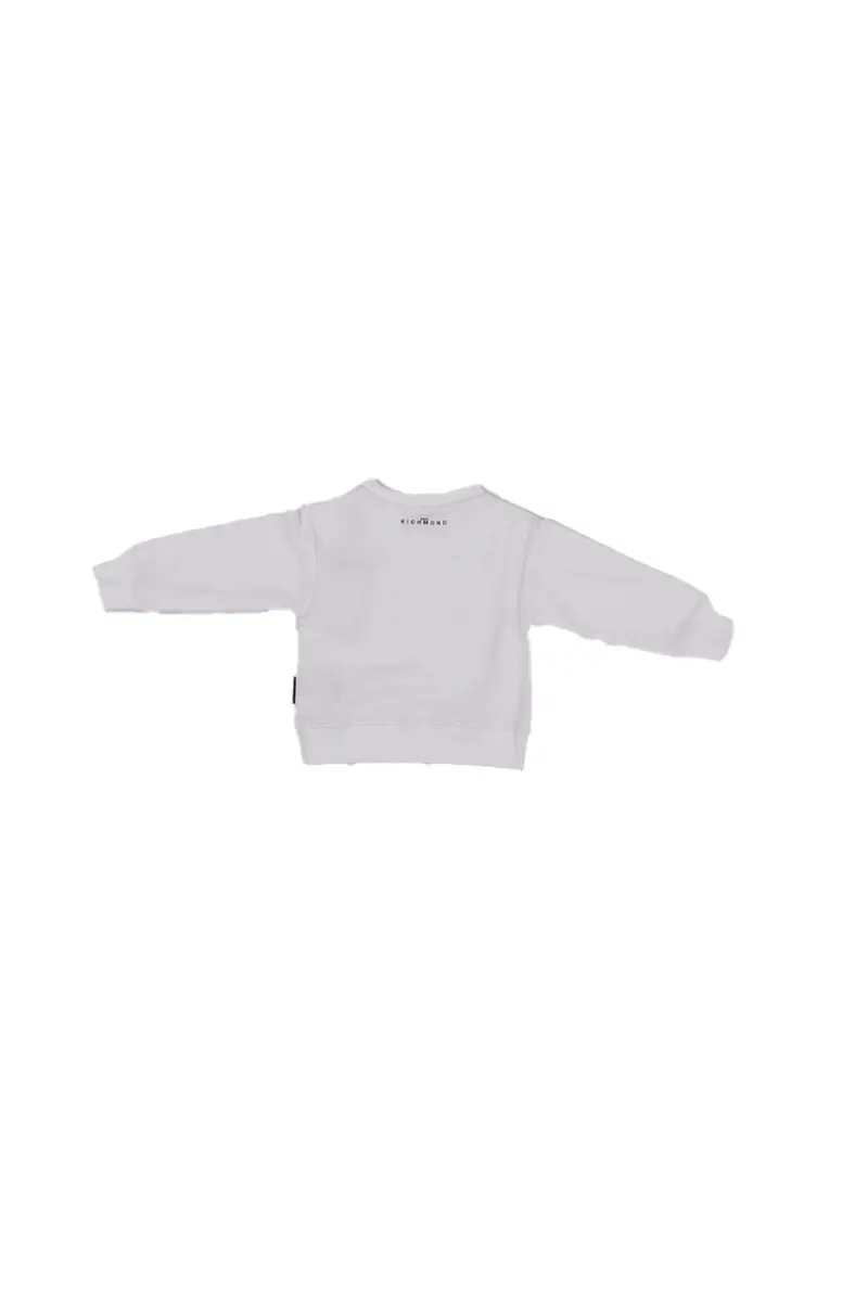 Felpa Bambino JOHN RICHMOND Bianco Sweatshirt tregi miniatura 2