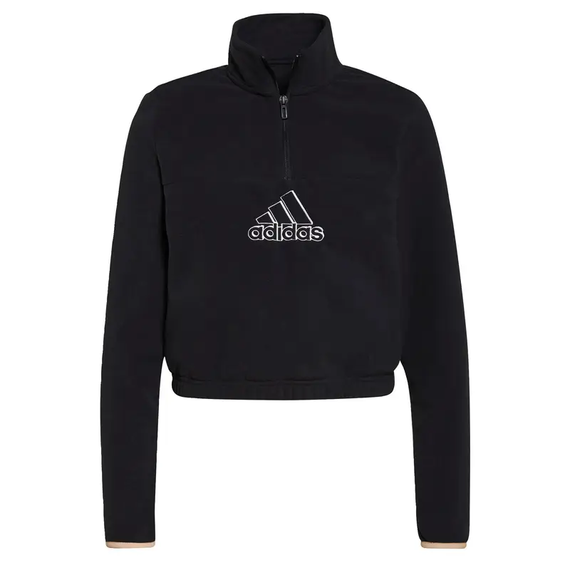 Felpa Brand Love Polar Fleece Embroidered Logo Half-Zip |  Adidas