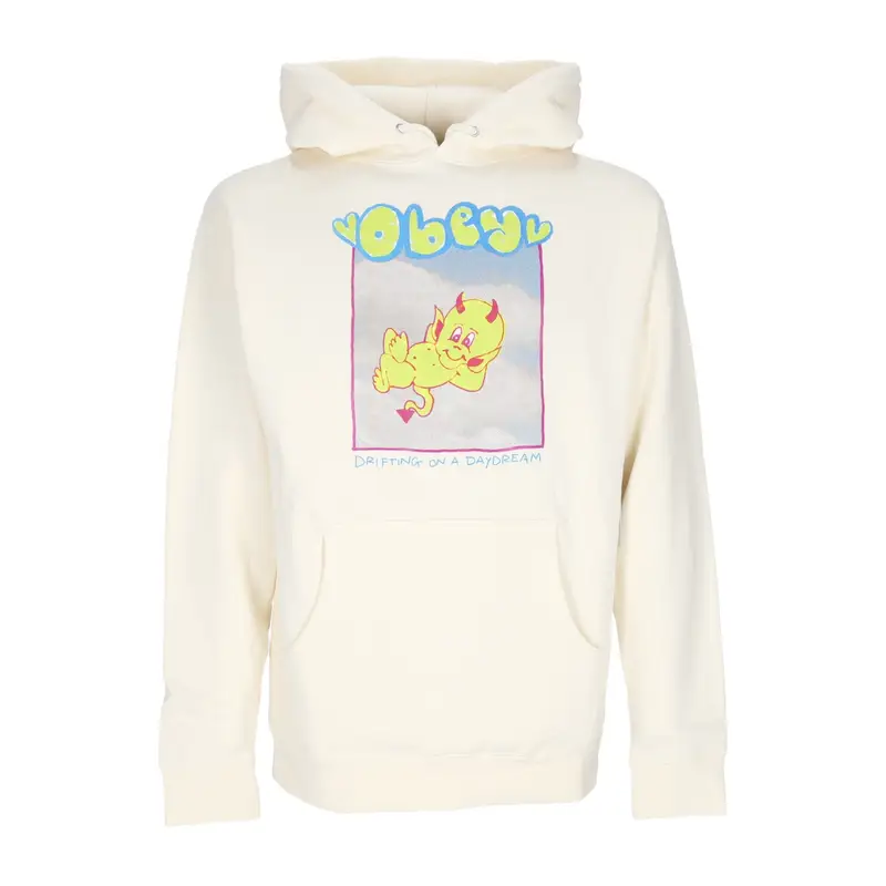 Felpa Cappuccio Donna Drifting On a Daydream Basic Hooded Fleece Bone
