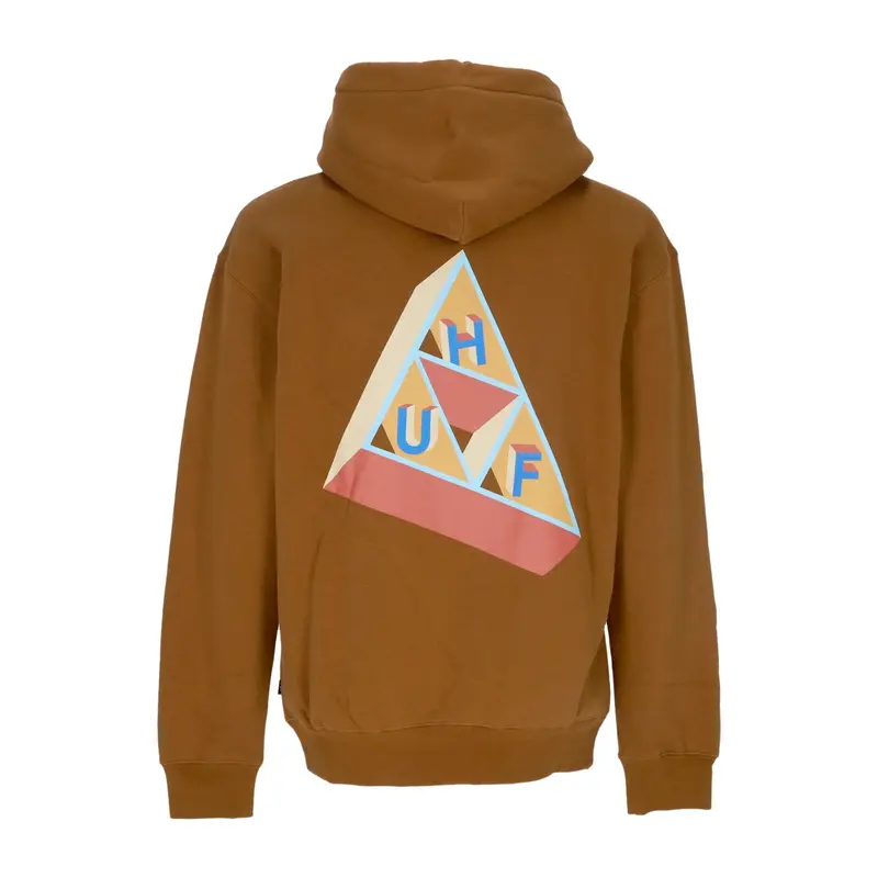 Felpa Cappuccio Uomo Based Triple Triangle Po Hoodie Rubber