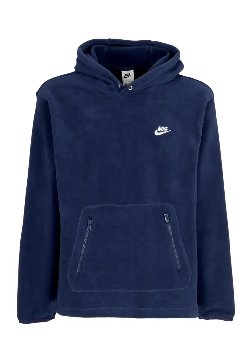 Felpa Cappuccio Uomo Club Winterized Hoodie Midnight Navy/white