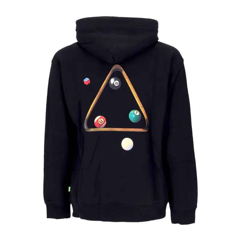 Felpa Cappuccio Uomo Dirty Pool Tt P/o Hoodie Black