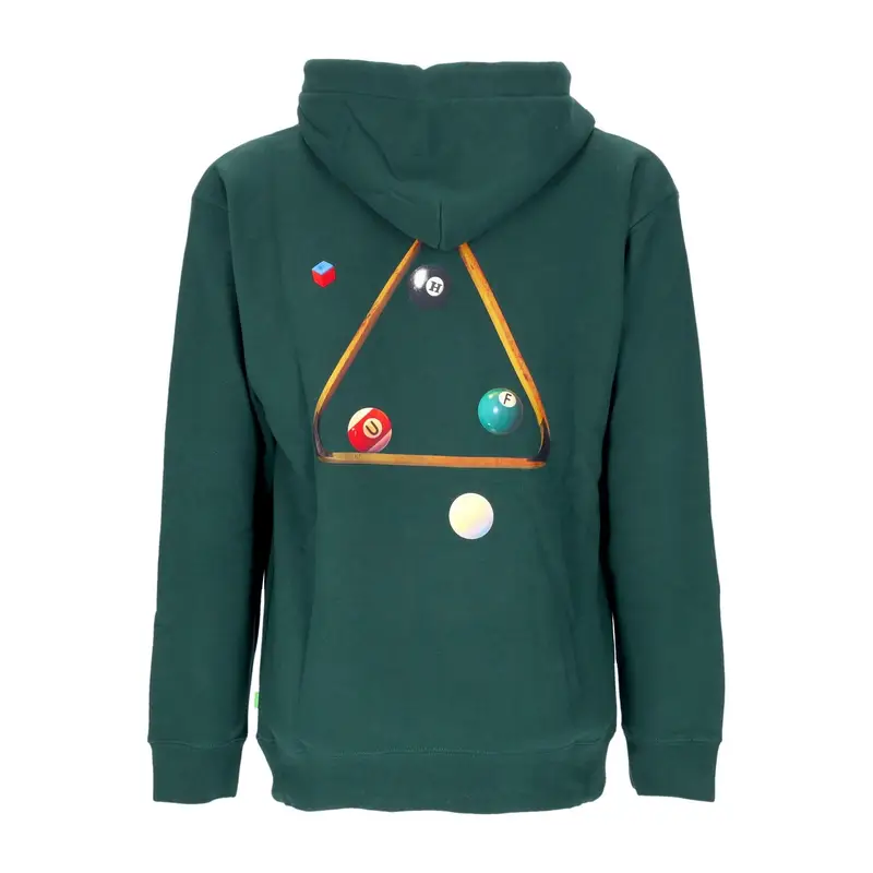 Felpa Cappuccio Uomo Dirty Pool Tt P/o Hoodie Forest Green