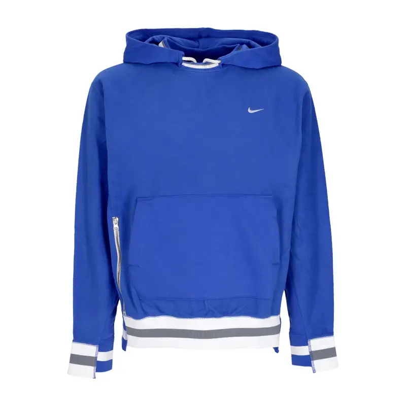 Felpa Cappuccio Uomo Dri-fit Standard Issue Naos Hoodie Game Royal/white