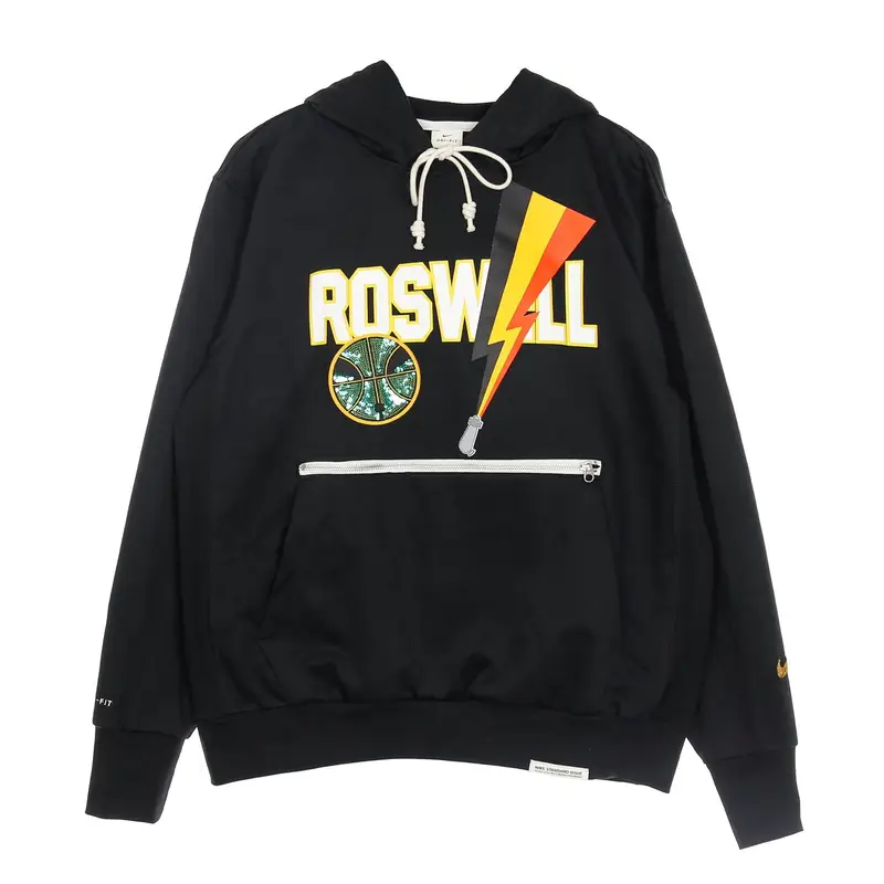 Felpa Cappuccio Uomo Dry Premium Rayguns Roswell Hoodie Black