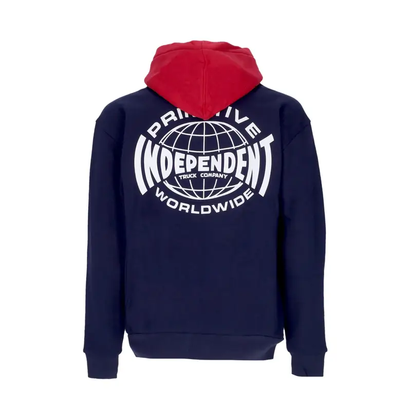 Felpa Cappuccio Uomo Global Two Tone Hood X Independent Navy