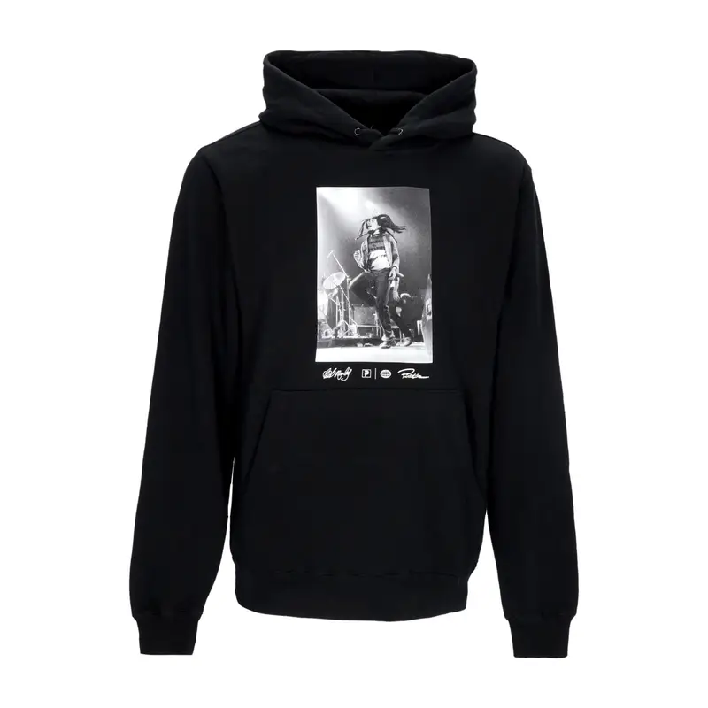 Felpa Cappuccio Uomo Heartache Hoodie X Bob Marley Black