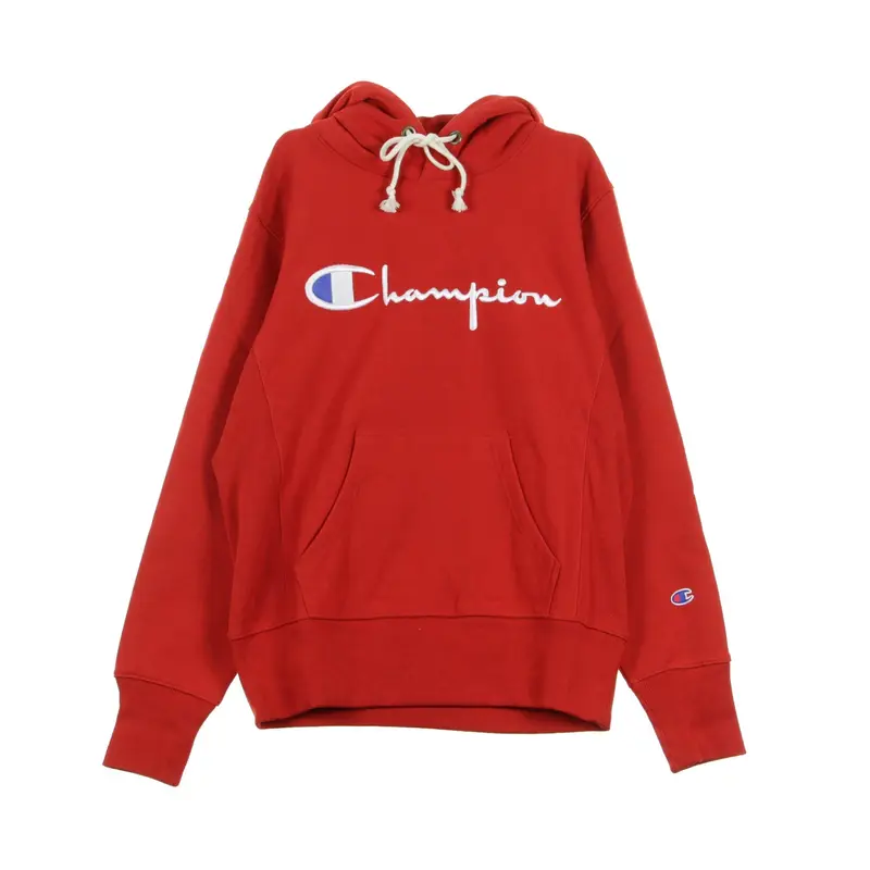 Felpa Cappuccio Uomo Hooded Sweatshirt Red