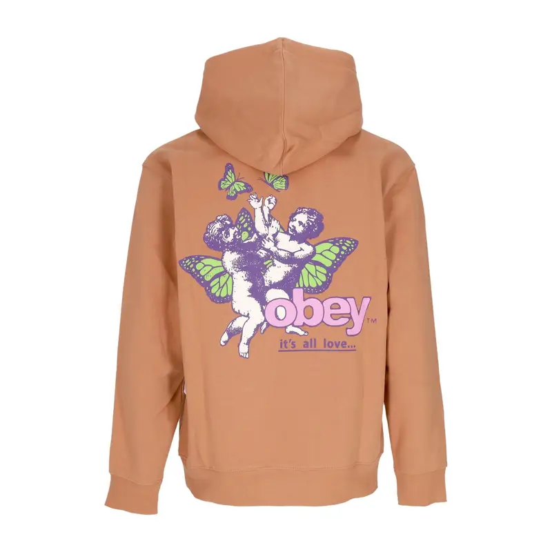 Felpa Cappuccio Uomo It's All Love Premium Hooded Fleece Cork