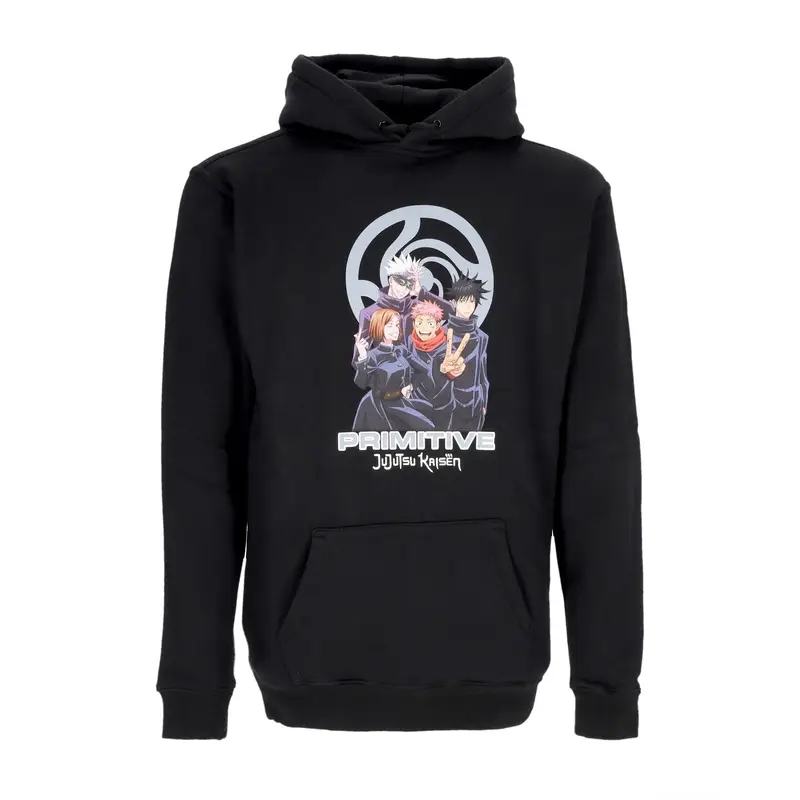 Felpa Cappuccio Uomo Jujutsu United Hoodie X Jujutsu Kaisen Black