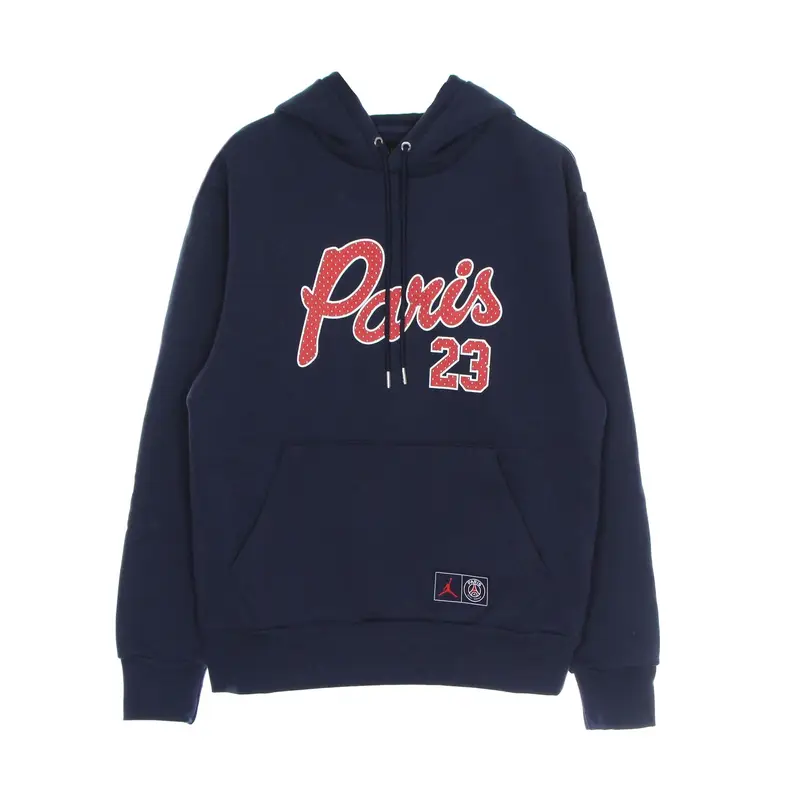 Felpa Cappuccio Uomo Paris Saint Germain Statement Fleece Po Hoodie Midnight Navy