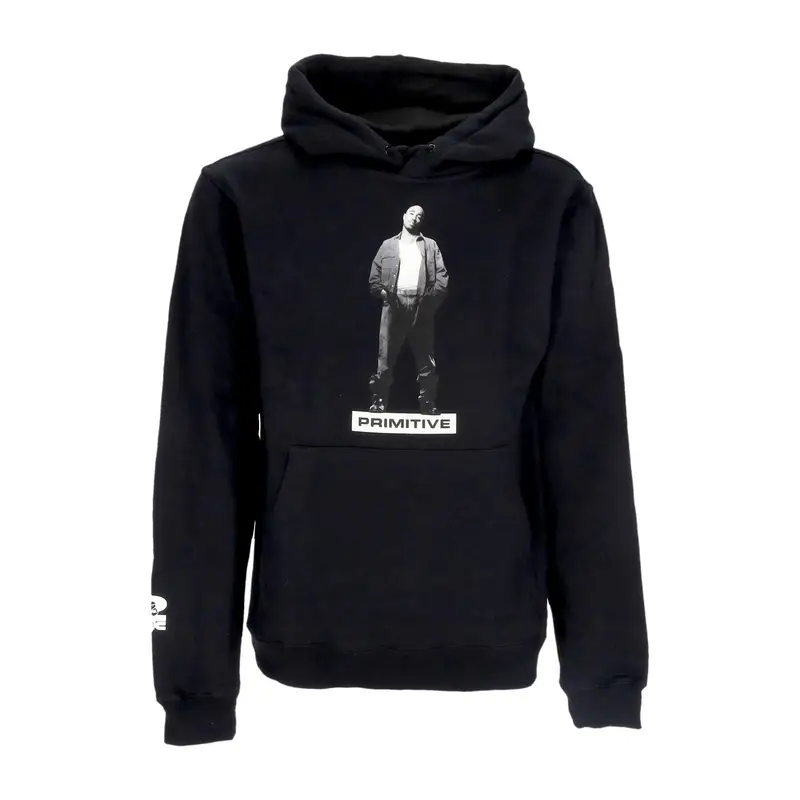 Felpa Cappuccio Uomo Posted Hoodie X 2pac Black