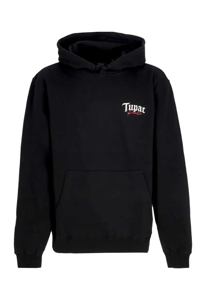 Felpa Cappuccio Uomo Royalty Hoodie X Tupac Black