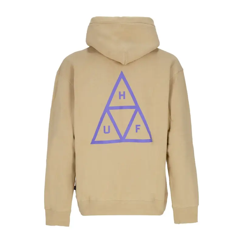 Felpa Cappuccio Uomo Set Triple Triangle Po Hoodie Oatmeal