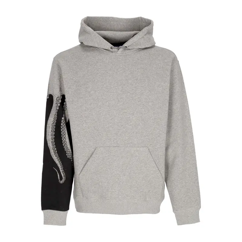 Felpa Cappuccio Uomo Side Hoodie Light Grey