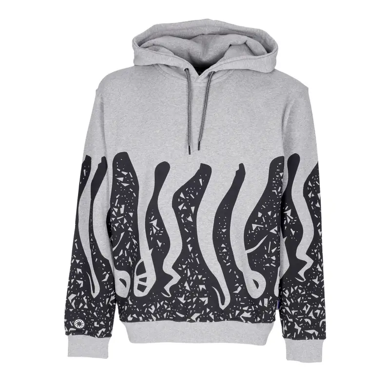 Felpa Cappuccio Uomo Stamp Hoodie Light Grey