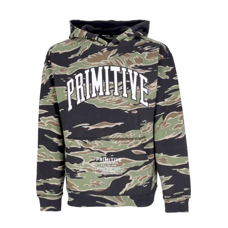 Felpa Cappuccio Uomo Tiger Hoodie Camouflage