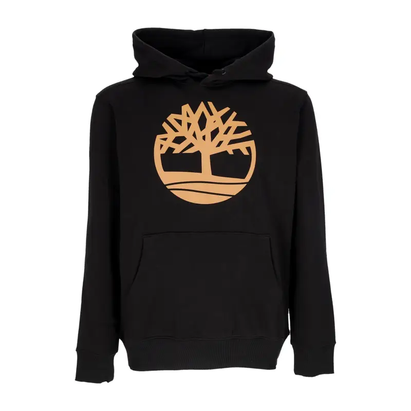 Felpa Cappuccio Uomo Tree Logo Hoodie Black/wheat Boot