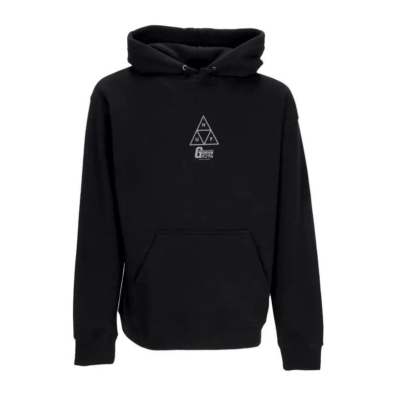 Felpa Cappuccio Uomo Triple Triangle Po Hoodie X Gundam Black