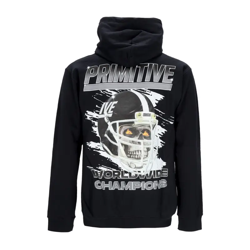 Felpa Cappuccio Uomo Versus Hoodie Black