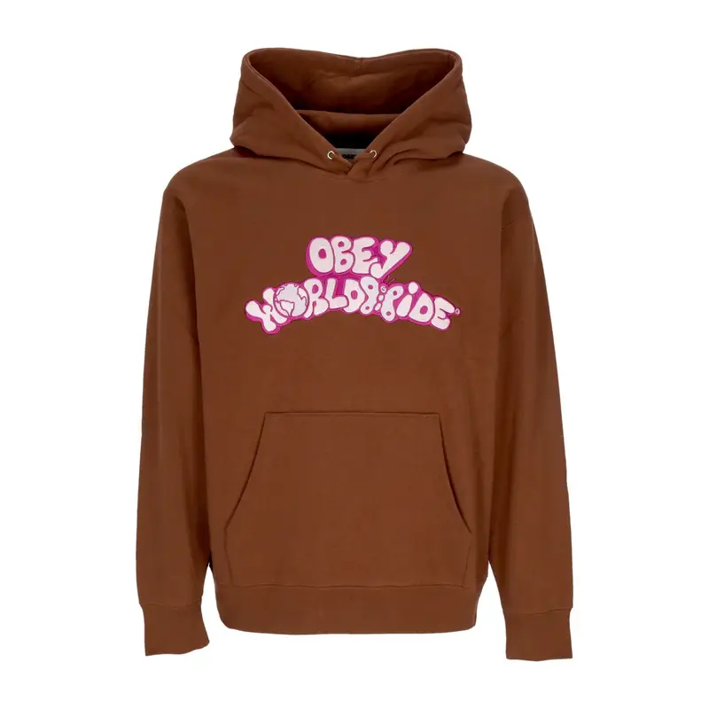 Felpa Cappuccio Uomo Year Hood Sepia