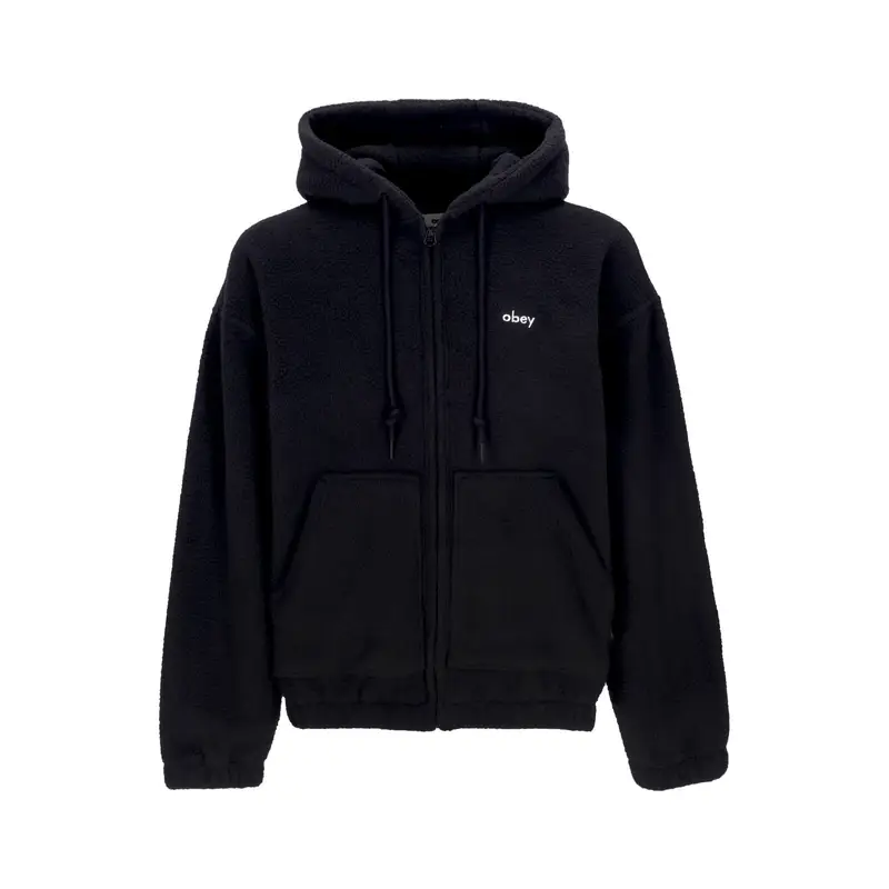 Felpa Cappuccio Zip Uomo Gaze Hood Jacket Black