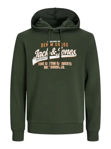 Felpa con cappuccio con logo Jack & Jones da uomo miniatura 2