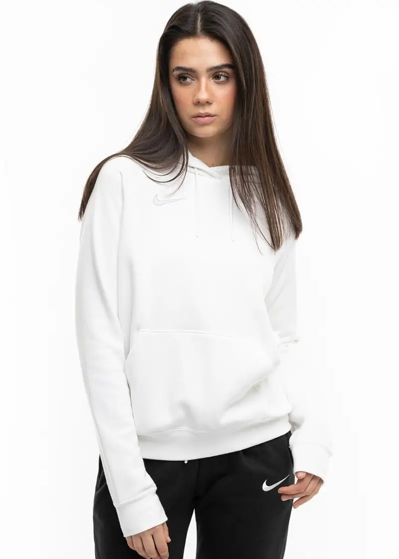 Felpa con cappuccio donna ( fleece) nike bianco |  Nike