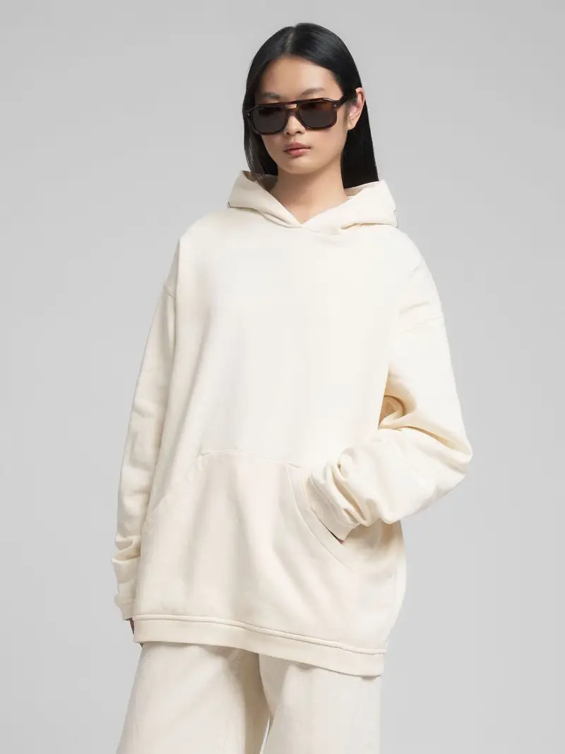 Felpa Con Cappuccio E Ricamo