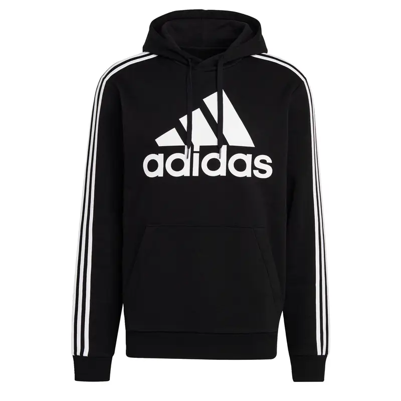Felpa con cappuccio Essentials Fleece 3-Stripes Logo |  Adidas