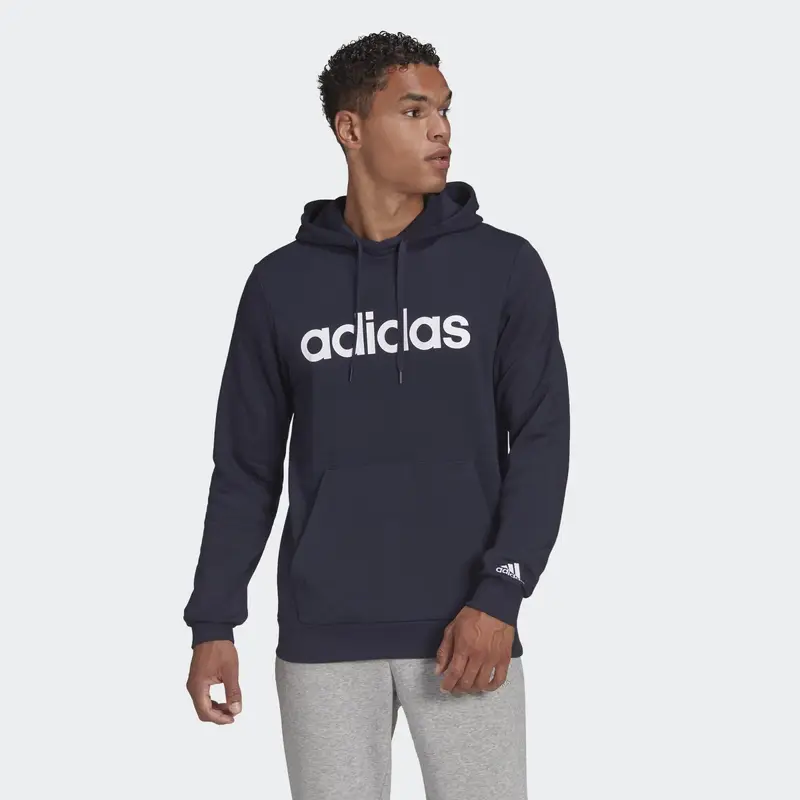 Felpa con cappuccio Essentials Linear Logo |  Adidas