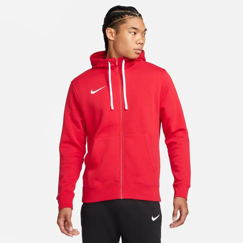 Felpa con cappuccio full zip uomo ( fleece) nike rosso |  Nike