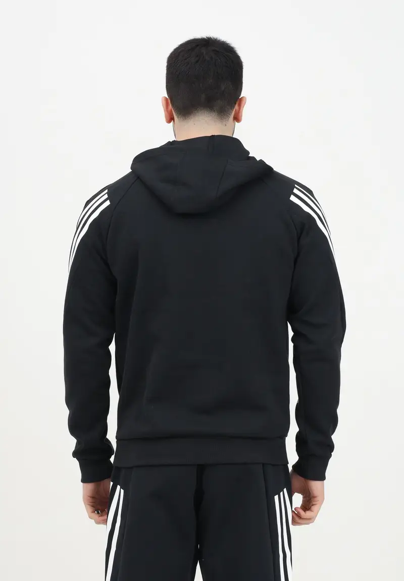 Felpa con cappuccio Future Icons 3-Stripes nera da uomo miniatura 2