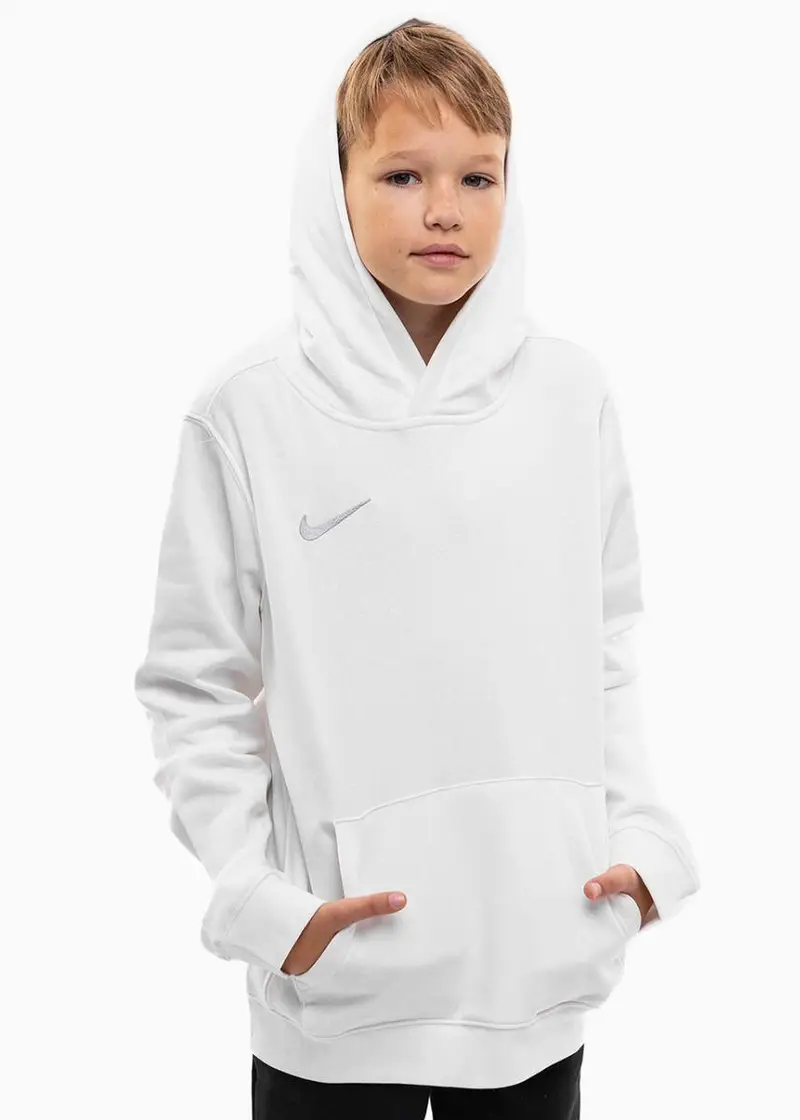 Felpa con cappuccio junior ( fleece) nike bianco |  Nike