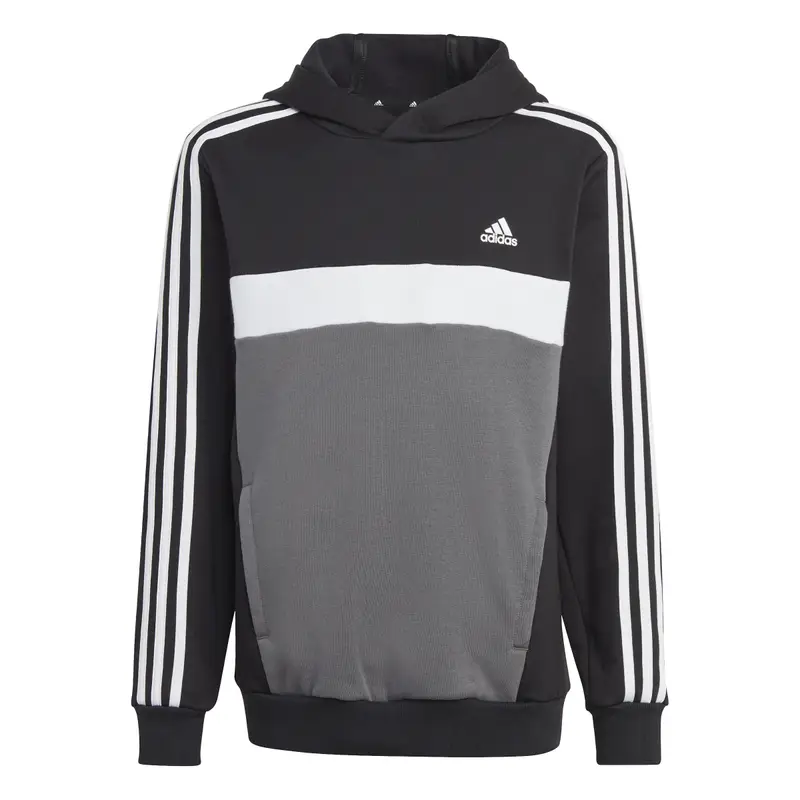Felpa con cappuccio per bambini adidas Tiberio 3-Stripes Colorblock