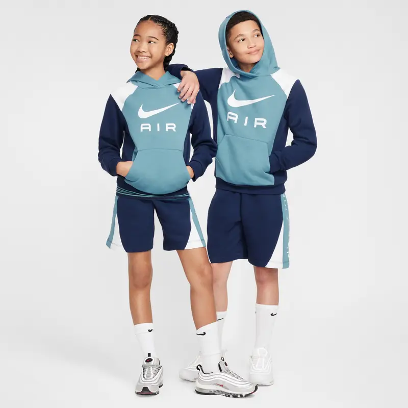 Felpa con cappuccio per bambini Nike Air