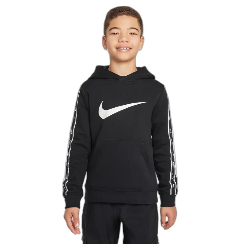 Felpa con cappuccio per bambini Nike Repeat Fleece