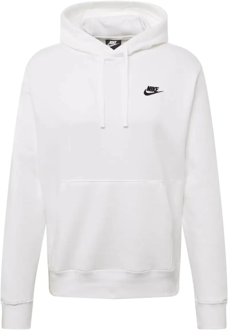 Felpa con cappuccio uomo ( fleece) nike bianco |  Nike